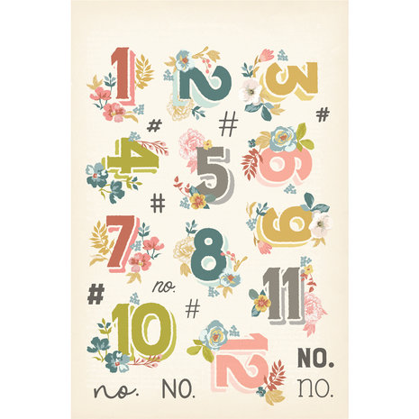 Simple Stories Wildflower Sticker Book (19520) (OUTLET)