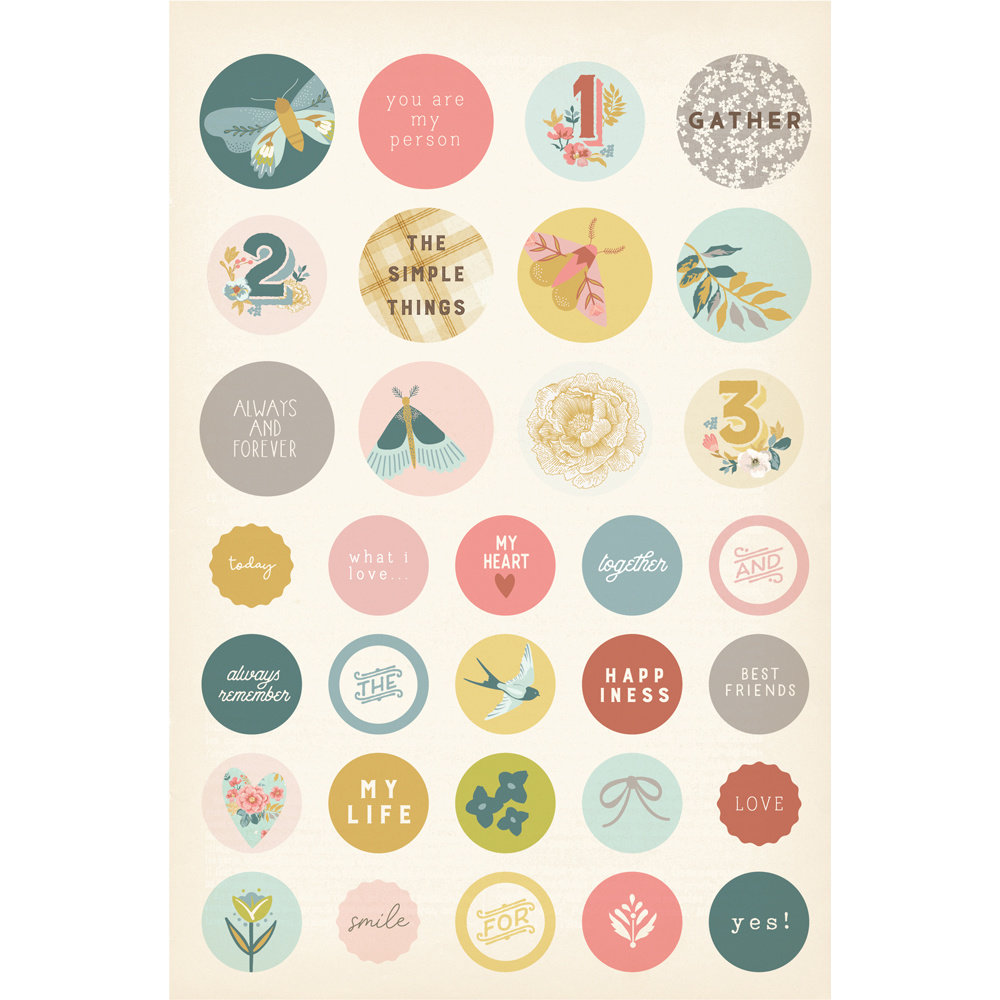 Simple Stories Wildflower Sticker Book (19520) (DISCONTINUED)