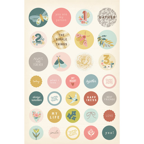 Simple Stories Wildflower Sticker Book (19520) (OUTLET)