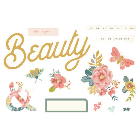 Simple Stories Wildflower Simple Pages Pieces (SIS19527) (DISCONTINUED)