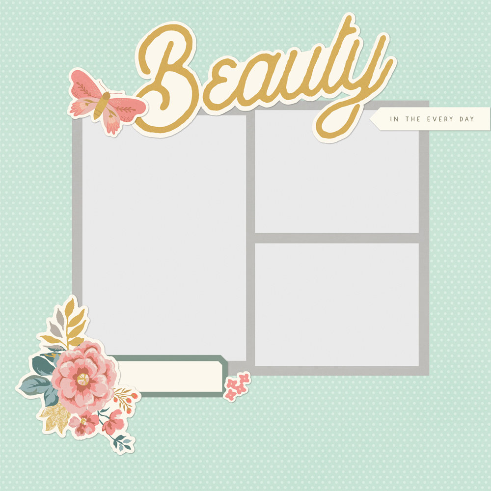 Simple Stories Wildflower Simple Pages Pieces (SIS19527) (DISCONTINUED)