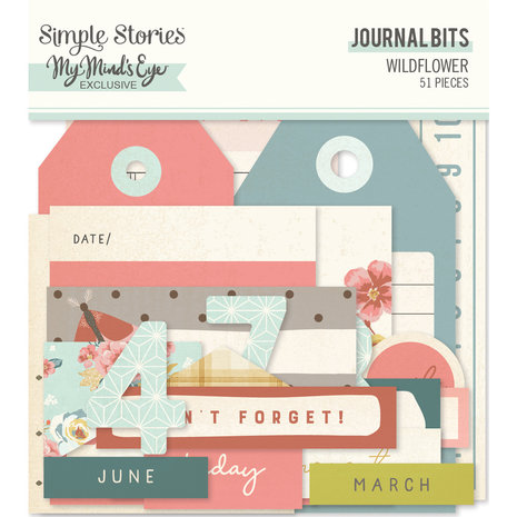 Simple Stories Wildflower Journal Bits (19518) (DISCONTINUED)