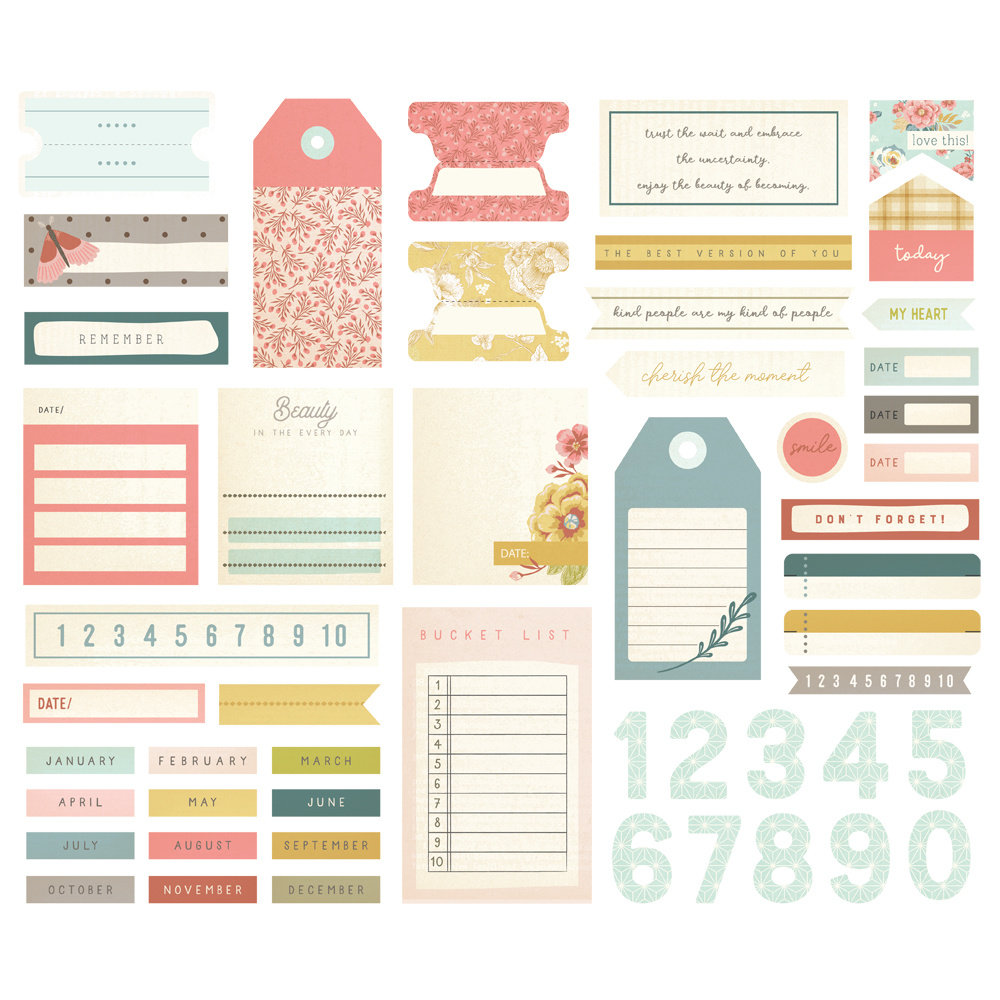 Simple Stories Wildflower Journal Bits (19518) (DISCONTINUED)