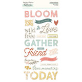 Simple Stories Wildflower Foam Stickers (SIS19522) (DISCONTINUED)