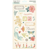 Simple Stories Wildflower Chipboard Stickers (19516) (DISCONTINUED)