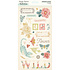 Wildflower Chipboard Stickers (19516) (DISCONTINUED)