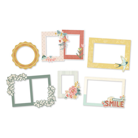 Simple Stories Wildflower Chipboard Frames (SIS19521) (DISCONTINUED)