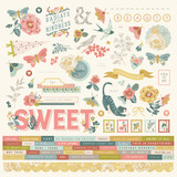 Simple Stories Wildflower Cardstock Stickers (19501) (DISCONTINUED)