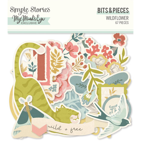 Simple Stories Wildflower Bits & Pieces (19517) (DISCONTINUED)
