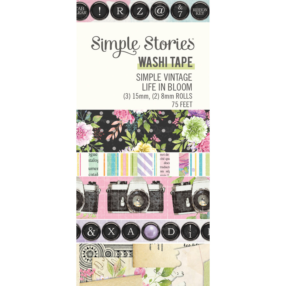 Simple Stories Simple Vintage Life in Bloom Washi Tape (19740) (DISCONTINUED)