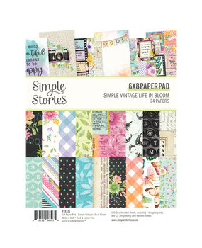 Simple Stories Simple Vintage Life in Bloom 6x8 Inch Paper Pad (19726) (DISCONTINUED)