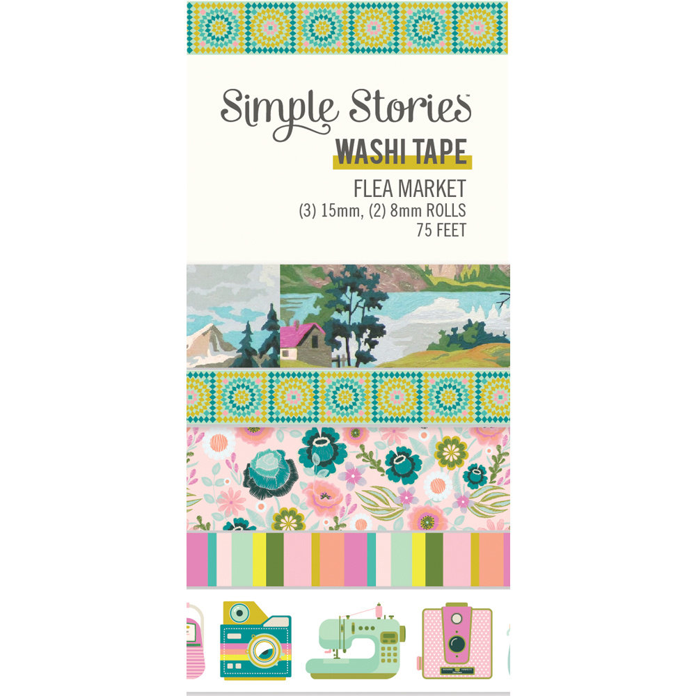 Simple Stories Flea Market Washi Tape (19625) (DISCONTINUED)