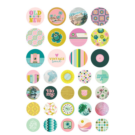 Simple Stories Flea Market Sticker Book (19620) (DISCONTINUED)