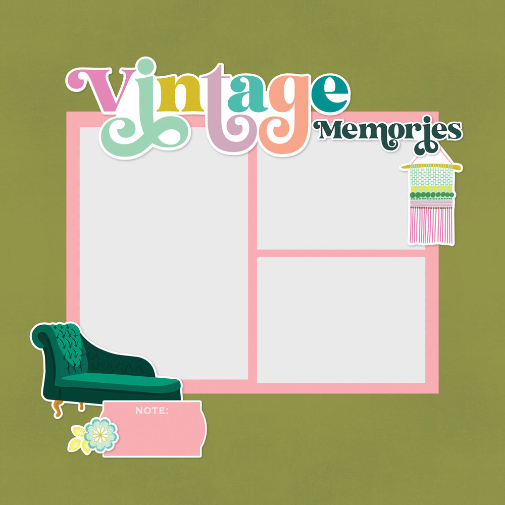 Simple Stories Flea Market Simple Pages Pieces (19627) (DISCONTINUED)