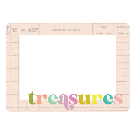 Simple Stories Flea Market Chipboard Frames (19621) (DISCONTINUED)