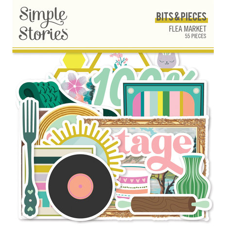 Simple Stories Flea Market Bits & Pieces (19617) (DISCONTINUED)