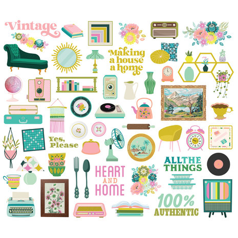 Simple Stories Flea Market Bits & Pieces (19617) (DISCONTINUED)
