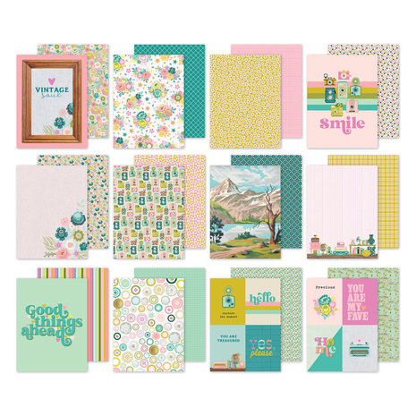 Simple Stories Flea Market 6x8 Inch Paper Pad (19614) (DISCONTINUED)