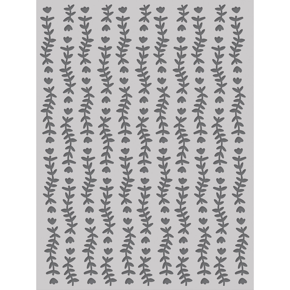 Simple Stories My Story Stencil Floral Vines (19326) (DISCONTINUED)