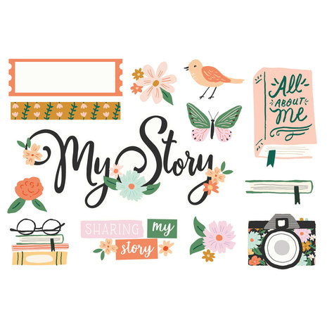 Simple Stories My Story Simple Pages Pieces (19327) (DISCONTINUED)