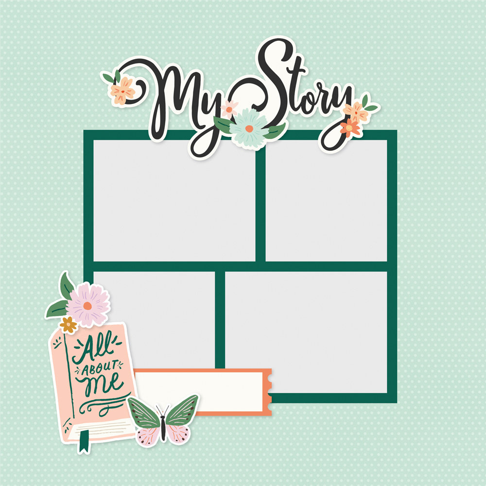 Simple Stories My Story Simple Pages Pieces (19327) (DISCONTINUED)