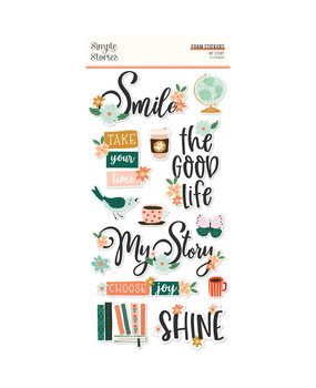 Simple Stories My Story Foam Stickers (19322) (DISCONTINUED)