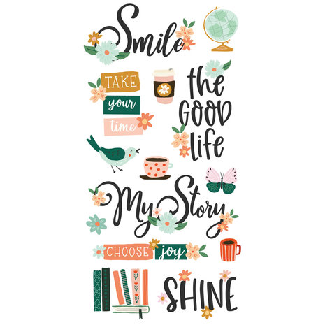 Simple Stories My Story Foam Stickers (19322) (DISCONTINUED)