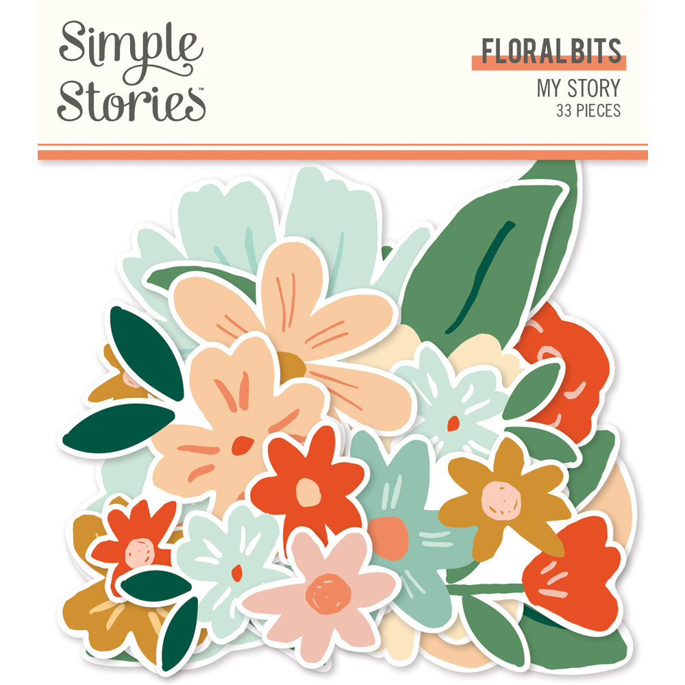Simple Stories My Story Floral Bits (19319) (DISCONTINUED)