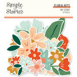 Simple Stories My Story Floral Bits (19319) (DISCONTINUED)