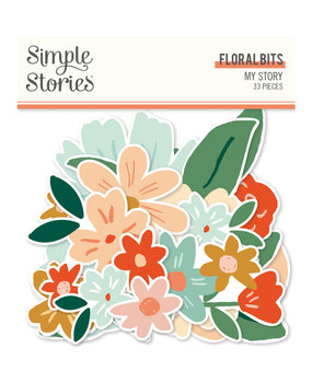 Simple Stories My Story Floral Bits (19319) (DISCONTINUED)