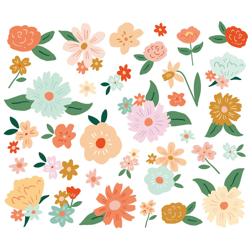 Simple Stories My Story Floral Bits (19319) (DISCONTINUED)