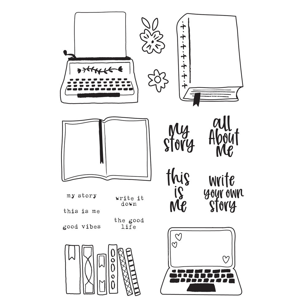 Simple Stories My Story Clear Stamps (19315) (DISCONTINUED)