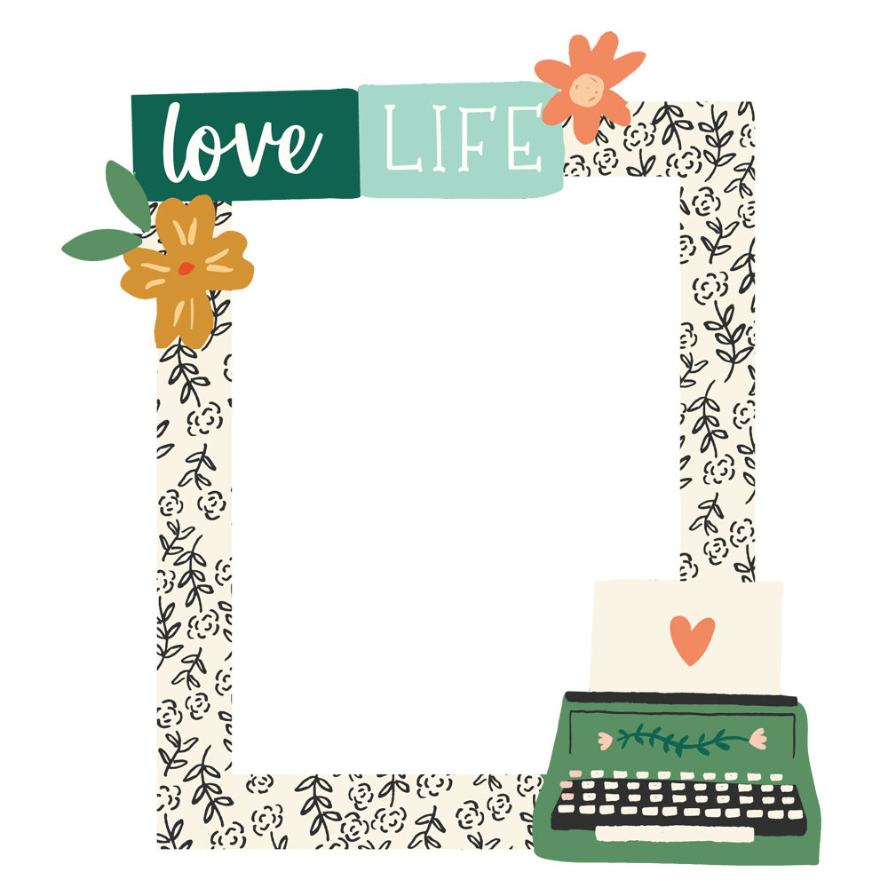 Simple Stories My Story Chipboard Frames (19321) (DISCONTINUED)