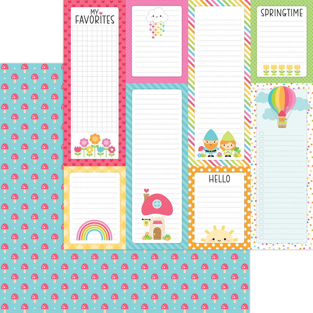 Doodlebug Design Over The Rainbow 12x12 Inch Paper Pack (7994) (DISCONTINUED)