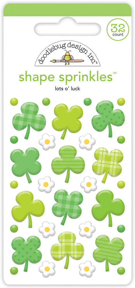 Doodlebug Design Lots O' Luck Shape Sprinkles (7959) (DISCONTINUED) Doodlebug Design Lots O' Luck Shape Sprinkles (7959) (DISCONTINUED)