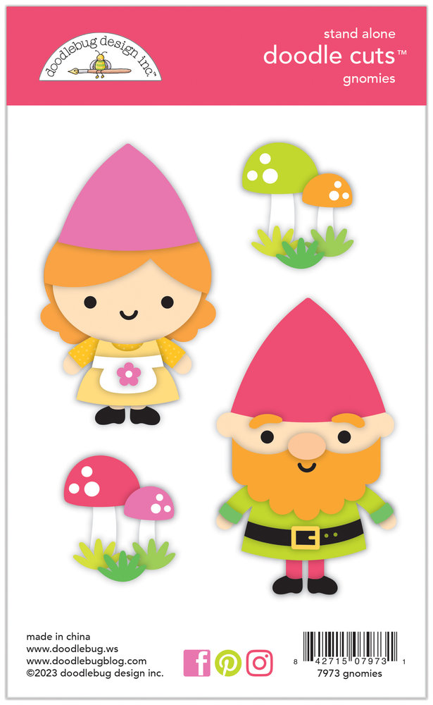 Doodlebug Design Gnomies Doodle Cuts (7973) (DISCONTINUED)