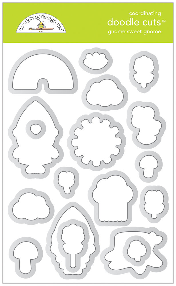 Doodlebug Design Gnome Sweet Gnome Doodle Cuts (7972) (DISCONTINUED)