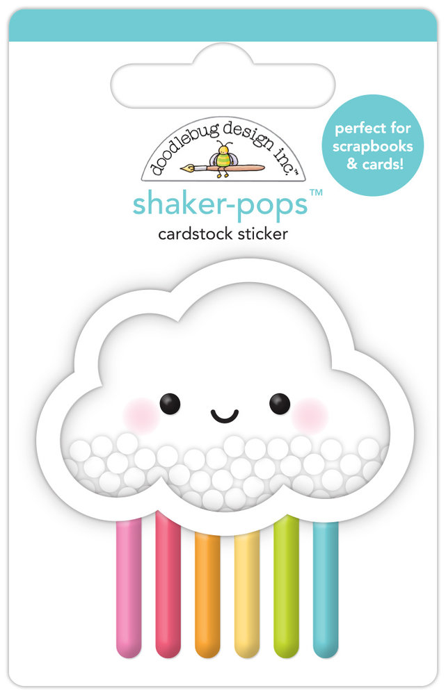 Doodlebug Design Rainbow Bright Shaker-Pops (7961) (DISCONTINUED)