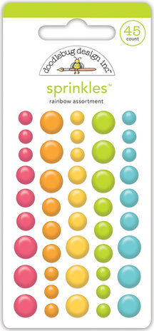 Doodlebug Design Rainbow Assortment Sprinkles (7955) (DISCONTINUED) Doodlebug Design Rainbow Assortment Sprinkles (7955) (DISCONTINUED)