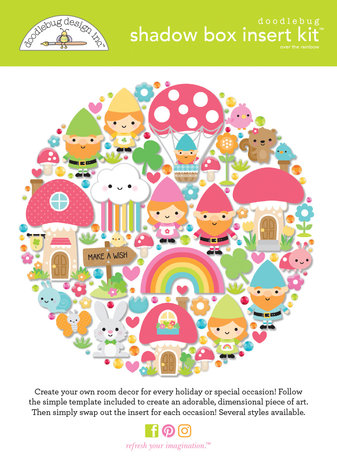 Doodlebug Design Over The Rainbow Shadow Box Kit (7978) (DISCONTINUED)
