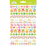 Doodlebug Design Over The Rainbow Puffy Icons Stickers (7968) (DISCONTINUED)