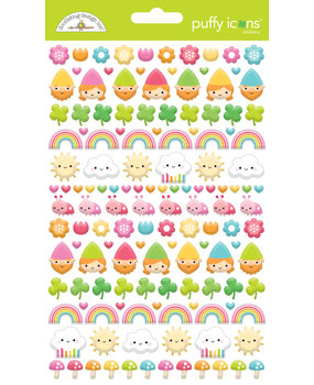 Doodlebug Design Over The Rainbow Puffy Icons Stickers (7968) (DISCONTINUED) Doodlebug Design Over The Rainbow Puffy Icons Stickers (7968) (DISCONTINUED)