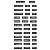 My Favorite Things Label Maker Love Clear Stamps (CS-763) (OUTLET)