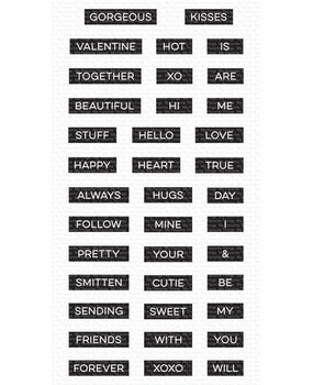 My Favorite Things Label Maker Love Clear Stamps (CS-763) (OUTLET)