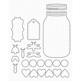My Favorite Things Mason Jar Die-Namics (MFT-2476) (OUTLET)