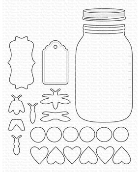 My Favorite Things Mason Jar Die-Namics (MFT-2476) (OUTLET)