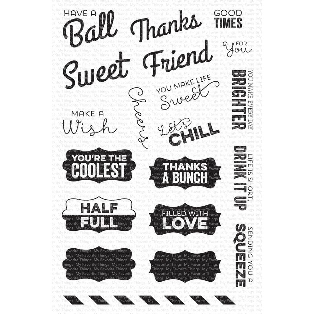 Mason Jar Labels Clear Stamps (CS765) Craftlines B.V.