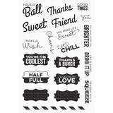 My Favorite Things Mason Jar Labels Clear Stamps (CS-765) (OUTLET)