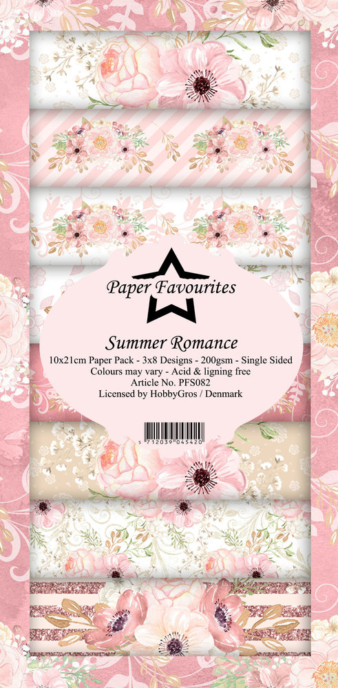 Paper Favourites Summer Romance Slim Paper Pack (PFS082) (DISCONTINUED) Paper Favourites Summer Romance Slim Paper Pack (PFS082) (DISCONTINUED)