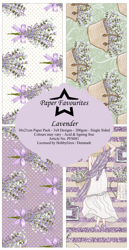 Paper Favourites Lavender Slim Paper Pack (PFS081) (DISCONTINUED) Paper Favourites Lavender Slim Paper Pack (PFS081) (DISCONTINUED)
